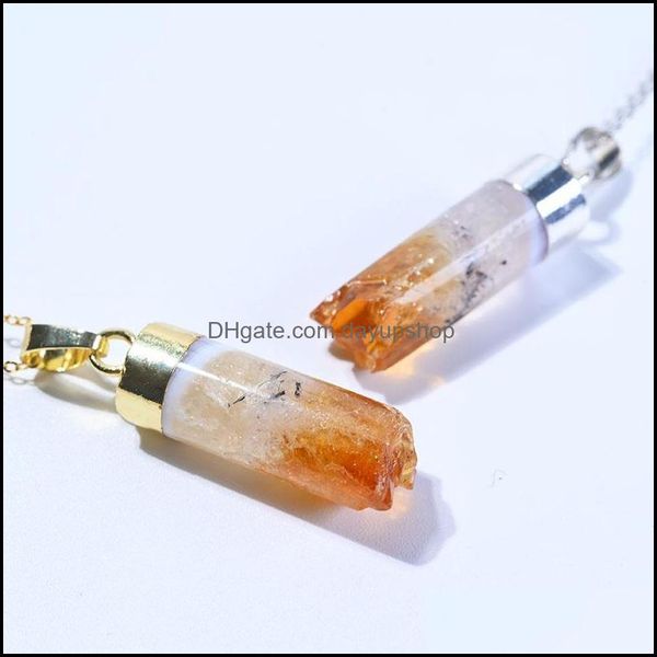 chains necklaces pendants jewelry natural citrines quartz stone pendant necklace chain choker femme fashion energy gi dhxzi, Silver
chains necklaces pendants jewelry natural citrines quartz stone pendant necklace chain choker femme fashion energy gi dhxzi, Silver