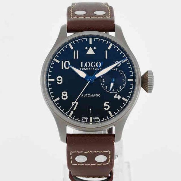 luxury brand watch superior quality titanium case cal.51111 movement 46mm 7 days pilot 8jgf, Slivery;brown
luxury brand watch superior quality titanium case cal.51111 movement 46mm 7 days pilot 8jgf, Slivery;brown