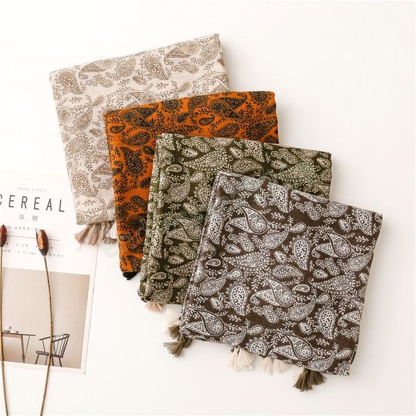 women autumn fashion tassel shawl luxury brand cashew nut floral viscose scarf pashminas wrap muslim snood 180x90cm, Blue;gray
women autumn fashion tassel shawl luxury brand cashew nut floral viscose scarf pashminas wrap muslim snood 180x90cm, Blue;gray
