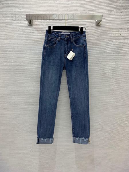 women's jeans designer european women's pants hem flanging design webbing hardware decoration elastic straight tube slim jeans 4o6, Blue
women's jeans designer european women's pants hem flanging design webbing hardware decoration elastic straight tube slim jeans 4o6, Blue