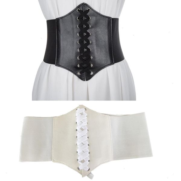 womens corset wide belt pu leather waist slimming belts women vintage elastic high white shirt, Black;brown
womens corset wide belt pu leather waist slimming belts women vintage elastic high white shirt, Black;brown