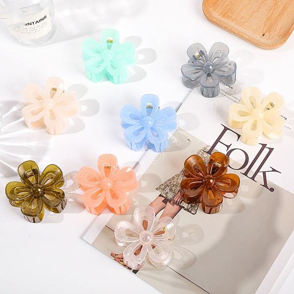 korean plastic hair claws flower shape hair clip headwear candy color hairpin crab barrette fashion women girls hair accessories, Slivery;white
korean plastic hair claws flower shape hair clip headwear candy color hairpin crab barrette fashion women girls hair accessories, Slivery;white
