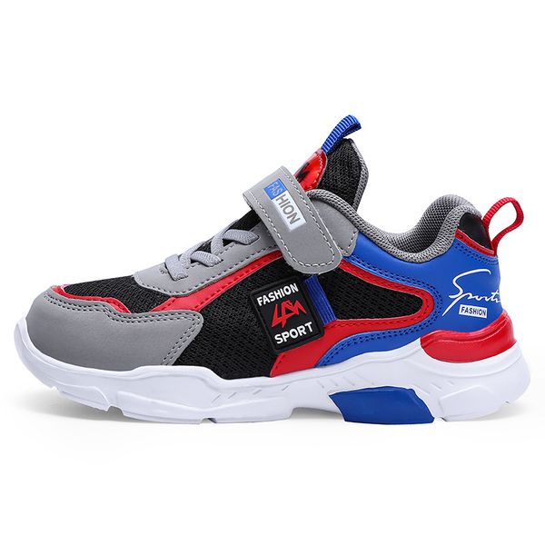 children shoes boys sneakers sport child rubber leisure trainers casual kids brand spring summer 220811, Black;red
children shoes boys sneakers sport child rubber leisure trainers casual kids brand spring summer 220811, Black;red