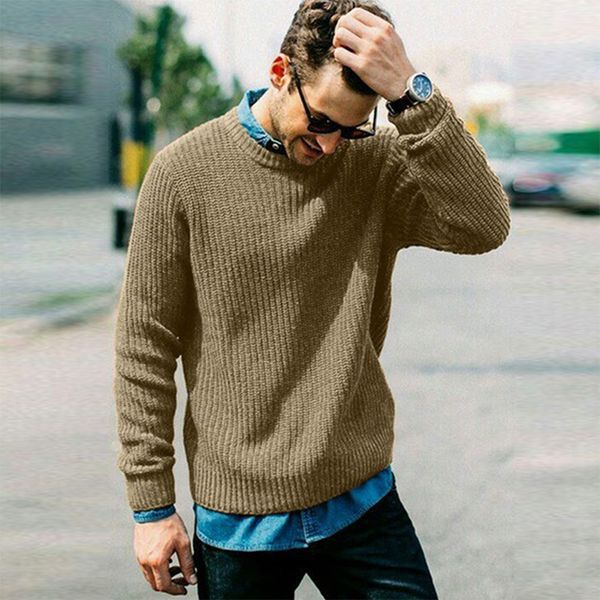 autumn men jackets knit sweater solid long sleeve crew neck pullovers knitting clothing mens winter warm jumper fashion loose streetwear, Black;brown
autumn men jackets knit sweater solid long sleeve crew neck pullovers knitting clothing mens winter warm jumper fashion loose streetwear, Black;brown