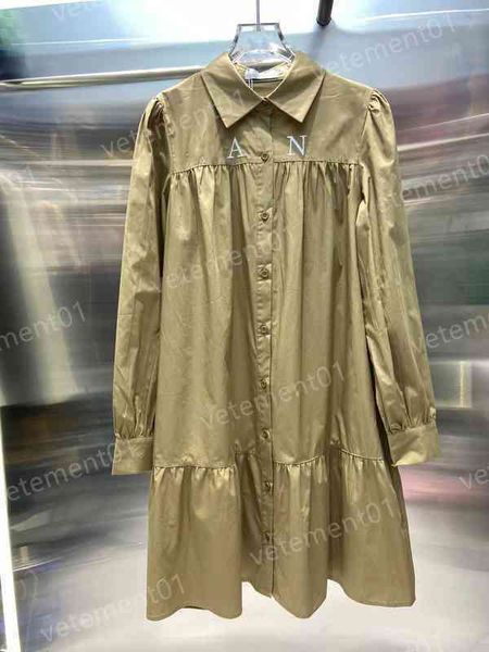 designer women's dresses fashion brand ch..el 22ss embroidered logo personalized button fly shirt dress luxury summer women's part, Black;gray
designer women's dresses fashion brand ch..el 22ss embroidered logo personalized button fly shirt dress luxury summer women's part, Black;gray