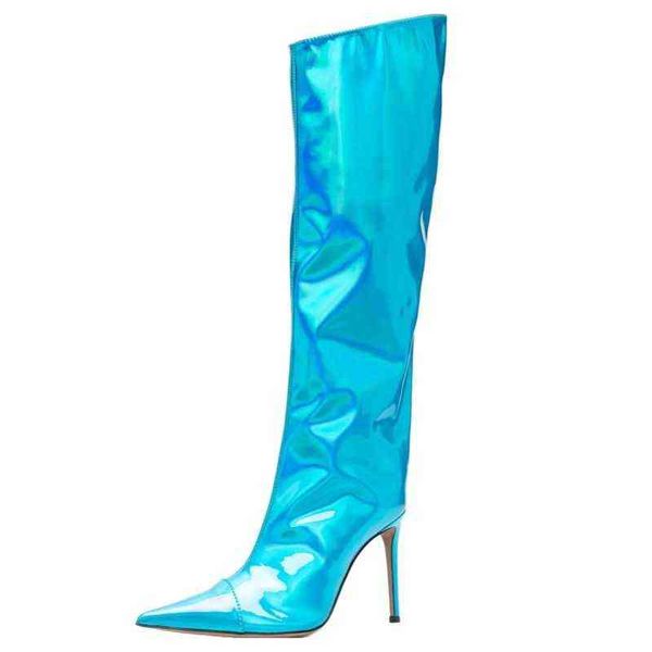boots women knee high glossy stage mirror be toe lacquer leather tube shoes candy colorstilettos big size 45 220805, Black
boots women knee high glossy stage mirror be toe lacquer leather tube shoes candy colorstilettos big size 45 220805, Black