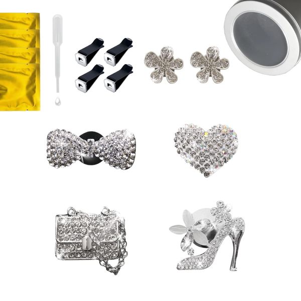 air freshener set rhinestone crystal shoes sier bag car decorative clip fresheners tastef charm vent cute decorations for interior ac amghf
air freshener set rhinestone crystal shoes sier bag car decorative clip fresheners tastef charm vent cute decorations for interior ac amghf