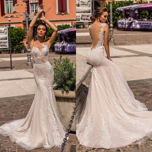 elegant mermaid wedding dress spaghetti straps sleeveless deep v neck backless hollow appliques sequins floor length bridal gowns custom mad, White
elegant mermaid wedding dress spaghetti straps sleeveless deep v neck backless hollow appliques sequins floor length bridal gowns custom mad, White