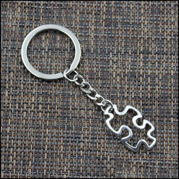 key rings jewelry 20pcs/lot ring keychain sier plated jigsaw puzzle piece charms pendant accessories drop delivery 2 dhk43, Slivery;golden
key rings jewelry 20pcs/lot ring keychain sier plated jigsaw puzzle piece charms pendant accessories drop delivery 2 dhk43, Slivery;golden