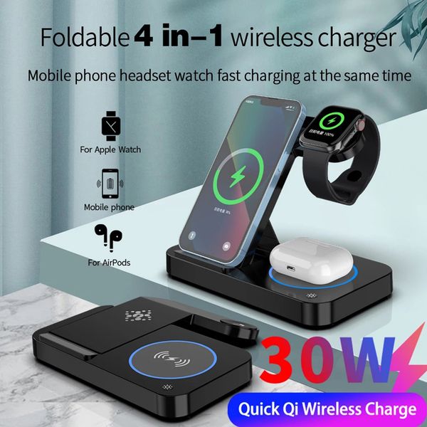 30w 4 in 1 wireless charger induction charging stand for iphone 13 12 airpods apple watch 7 for samsung galaxy watch 3 4 charge station
30w 4 in 1 wireless charger induction charging stand for iphone 13 12 airpods apple watch 7 for samsung galaxy watch 3 4 charge station