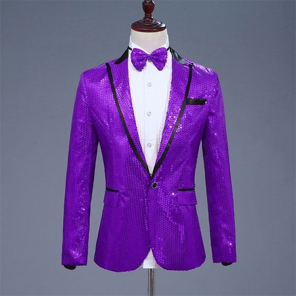 mens shiny purple sequin jacket men nightclub dj prom suit blazer with tie men wedding party dance stage costumes for singer xxl 220811, White;black
mens shiny purple sequin jacket men nightclub dj prom suit blazer with tie men wedding party dance stage costumes for singer xxl 220811, White;black