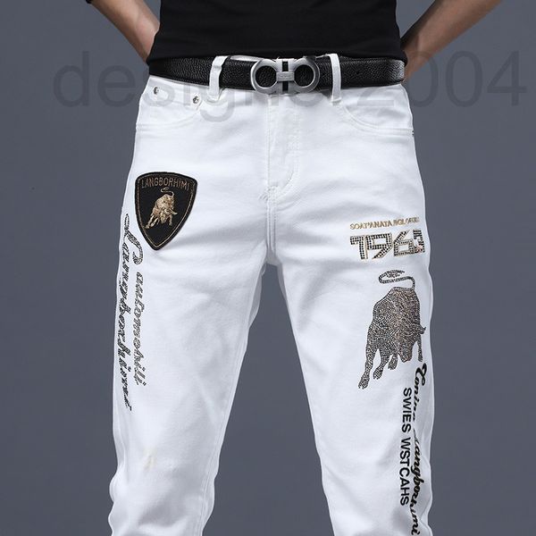 men's jeans designer fashion men's slim personality badge cattle diamond embroidered leggings trend handsome elastic white jeans 0, Blue
men's jeans designer fashion men's slim personality badge cattle diamond embroidered leggings trend handsome elastic white jeans 0, Blue