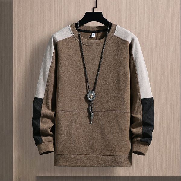 fashion men crew neck sweaters patchwork long sleeve knitted pullover for mens autumn winter basic knitting jumper sweater, Black;brown
fashion men crew neck sweaters patchwork long sleeve knitted pullover for mens autumn winter basic knitting jumper sweater, Black;brown