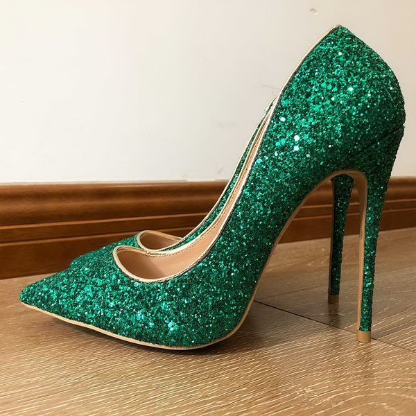 new fashion sequin red bottoms thin heel shoes women green glitter pointed toe stilletto pumps ladies sparkly party high heels shiny wedding, Black
new fashion sequin red bottoms thin heel shoes women green glitter pointed toe stilletto pumps ladies sparkly party high heels shiny wedding, Black
