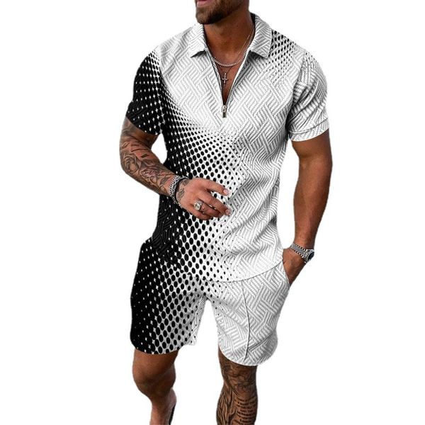 Men Tracksuits 2 Pieces Set Sports Cotton Printing Short Sleeve Zipper Shirt and Shorts Suits Plus Size 6XL, Blue
Men Tracksuits 2 Pieces Set Sports Cotton Printing Short Sleeve Zipper Shirt and Shorts Suits Plus Size 6XL, Blue