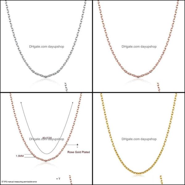 chains necklaces pendants jewelry fashion handmade with chain custom necklace environmental alloy rolo diy accessories dhse9, Silver
chains necklaces pendants jewelry fashion handmade with chain custom necklace environmental alloy rolo diy accessories dhse9, Silver