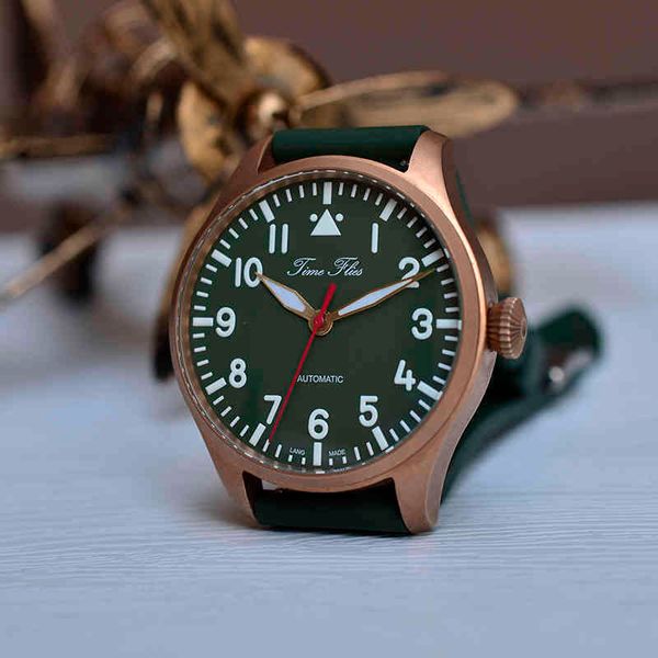 vintage automatic mechanical watch mens watc reloj st2130 sapphire bgw9 luminous 42mm 200m waterproof bronze pilot watches, Slivery;brown
vintage automatic mechanical watch mens watc reloj st2130 sapphire bgw9 luminous 42mm 200m waterproof bronze pilot watches, Slivery;brown