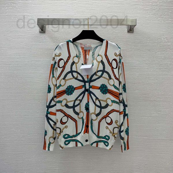 women's sweaters designer summer new sweater belt winding ring buckle printing v-neck long sleeve knitted cardigan 12ge, White;black
women's sweaters designer summer new sweater belt winding ring buckle printing v-neck long sleeve knitted cardigan 12ge, White;black