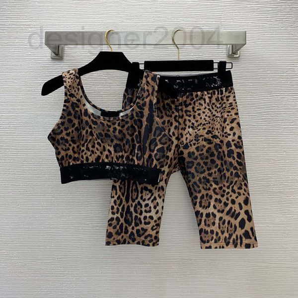 casual dresses designer women's fashion suit yoga sports high elastic leopard print letter vest with hip raised five point pants q19x, Black;gray
casual dresses designer women's fashion suit yoga sports high elastic leopard print letter vest with hip raised five point pants q19x, Black;gray