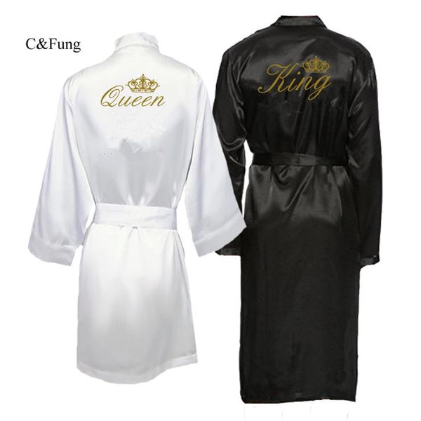 c&fung new arrival king and queen bath robes couple kimono pajamas mr mrs robes honeymoon wedding gift for bride groom cx200817270a, Black;brown
c&fung new arrival king and queen bath robes couple kimono pajamas mr mrs robes honeymoon wedding gift for bride groom cx200817270a, Black;brown