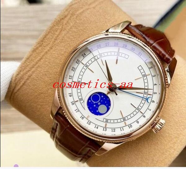 factory a8 luxur watch moonphase 50535-0002 rose gold white dial 39mm swiss eta automatic movement sapphire crystal brown leather strap men, Slivery;brown
factory a8 luxur watch moonphase 50535-0002 rose gold white dial 39mm swiss eta automatic movement sapphire crystal brown leather strap men, Slivery;brown