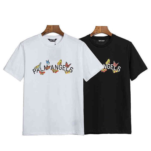 fashion pa1msangels designer mens t shirt and 2022 spring summer butterfly college letter high street loose women lovers short sleeve shirts, White;black
fashion pa1msangels designer mens t shirt and 2022 spring summer butterfly college letter high street loose women lovers short sleeve shirts, White;black