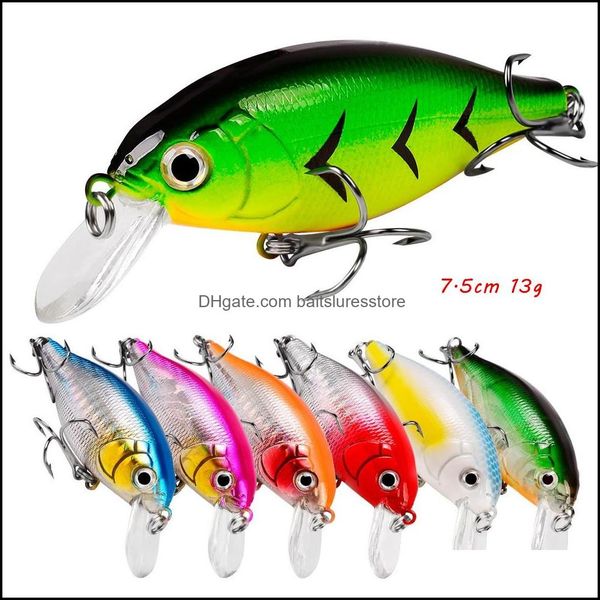 baits lures fishing sports outdoors 10 color mixed 7.5cm 13g crank hard hooks 6 treble hook fishhooks pesca dhvm2
baits lures fishing sports outdoors 10 color mixed 7.5cm 13g crank hard hooks 6 treble hook fishhooks pesca dhvm2
