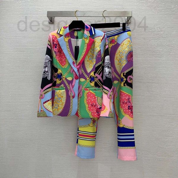 casual dresses designer new color contrast pattern printing one button long sleeve suit coat with medium and high waist straight tube pants, Black;gray
casual dresses designer new color contrast pattern printing one button long sleeve suit coat with medium and high waist straight tube pants, Black;gray