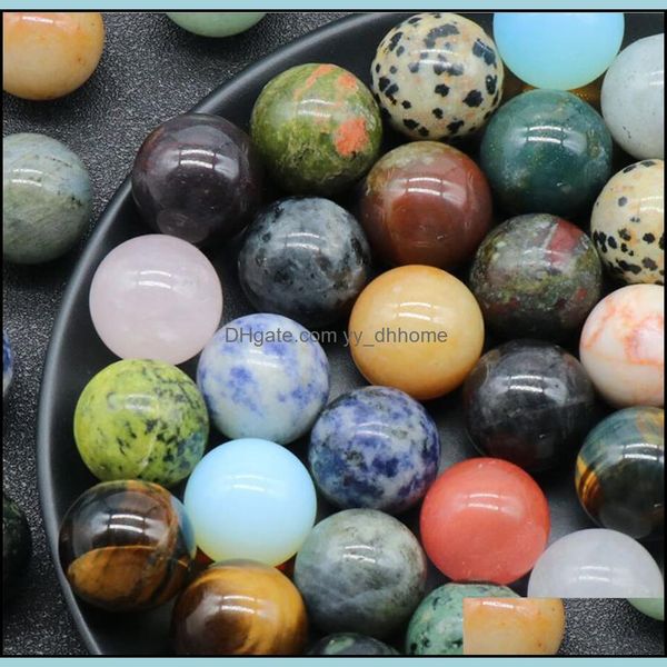 stone loose beads jewelry 20mm natural round quartz ball charms no hole healing pink crystal diy decoration dh1y7, Black
stone loose beads jewelry 20mm natural round quartz ball charms no hole healing pink crystal diy decoration dh1y7, Black