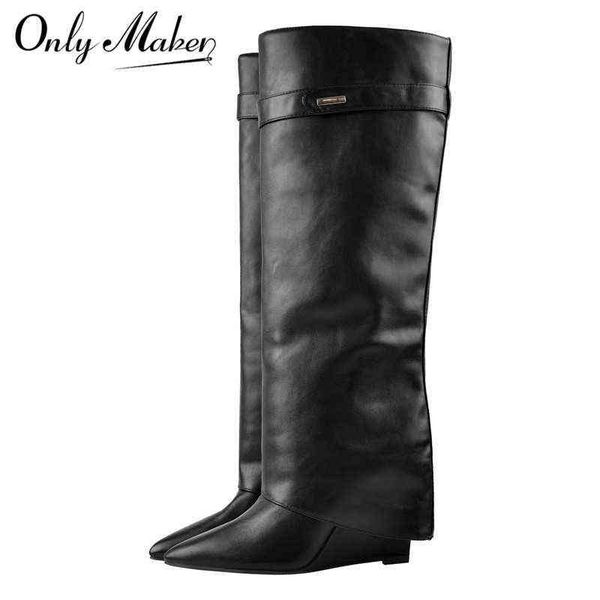 women boots onlymaker woman pointed toe black red orange high wedge heel fold over matte winter fashion big size 0719
women boots onlymaker woman pointed toe black red orange high wedge heel fold over matte winter fashion big size 0719