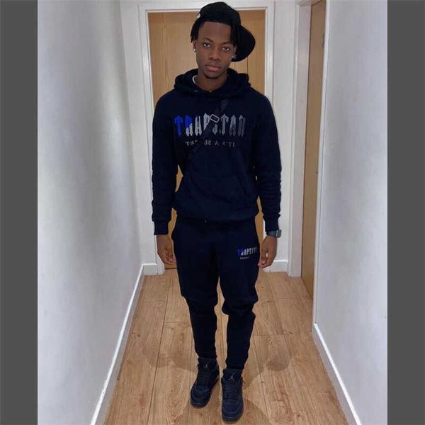 22ss england london trapstar embroidered men's hoodie sweatshirt sweater set sweatpants jogging pullover top, Black
22ss england london trapstar embroidered men's hoodie sweatshirt sweater set sweatpants jogging pullover top, Black