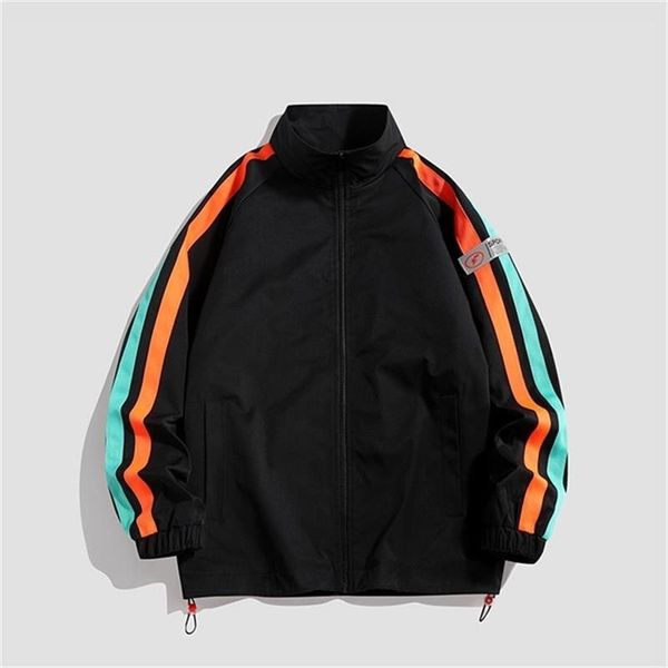 jacket male couple casual outerwear spring autumn solid color fashion standup collar sports trend jacket men's women's 220811, Black;brown
jacket male couple casual outerwear spring autumn solid color fashion standup collar sports trend jacket men's women's 220811, Black;brown