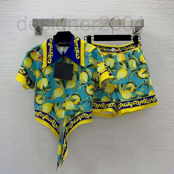 casual dresses designer summer new lemon print fashionable hem strap contrast lapel short sleeve shirt medium high waist shorts set 6k2e, Black;gray
casual dresses designer summer new lemon print fashionable hem strap contrast lapel short sleeve shirt medium high waist shorts set 6k2e, Black;gray
