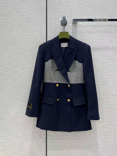 milan runway jackets 2022 autumn lapel neck long sleeve panelled women's designer sweaters brand same style outerwear 0720-6, Black;brown
milan runway jackets 2022 autumn lapel neck long sleeve panelled women's designer sweaters brand same style outerwear 0720-6, Black;brown