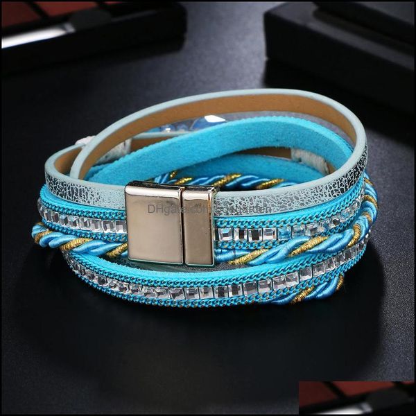 charm bracelets jewelry fashion- be beads bracelet for woman mtiple layers leather bangles rope f dhmtq, Golden;silver
charm bracelets jewelry fashion- be beads bracelet for woman mtiple layers leather bangles rope f dhmtq, Golden;silver