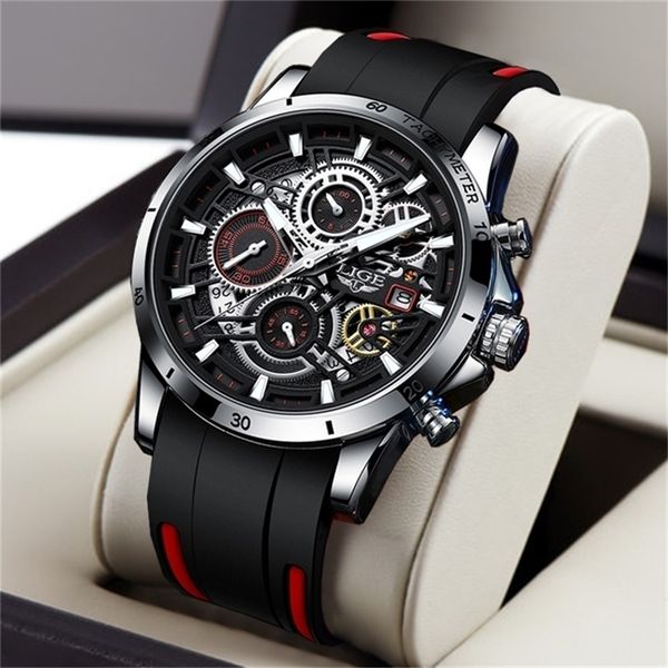 lige mens watches brand luxury silicone strap waterproof sport quartz chronograph military watch men clock relogio masculinobox 220810, Slivery;brown
lige mens watches brand luxury silicone strap waterproof sport quartz chronograph military watch men clock relogio masculinobox 220810, Slivery;brown