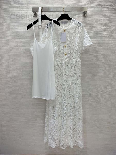 casual dresses designer european new flower embroidery lace fashion doll collar half open gold button wave edge bubble sleeve dress 7blj, Black;gray
casual dresses designer european new flower embroidery lace fashion doll collar half open gold button wave edge bubble sleeve dress 7blj, Black;gray