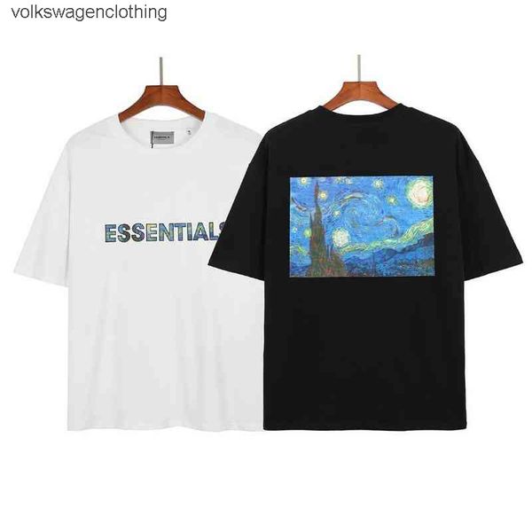 european and american letter essentials color fog double line van gogh star sky printing loose short sleeve t-shirt tee, White;black
european and american letter essentials color fog double line van gogh star sky printing loose short sleeve t-shirt tee, White;black