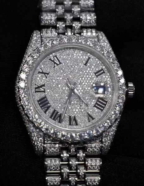 luxury mens watches 4130 movement watches for men 3255 montre de luxe watch mosang stone moissanite diamond watchs wristwatch mechanical aut, Slivery;brown
luxury mens watches 4130 movement watches for men 3255 montre de luxe watch mosang stone moissanite diamond watchs wristwatch mechanical aut, Slivery;brown
