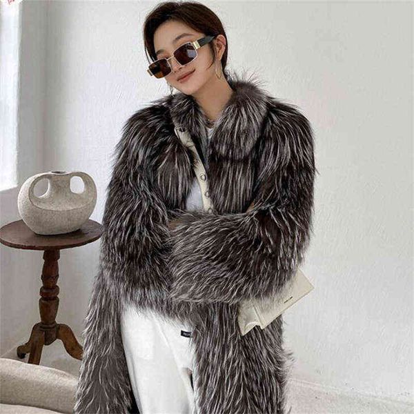 women's fur coats whole fur fur long trench coats windbreaker fashion thin autumn winter new t220810, Black
women's fur coats whole fur fur long trench coats windbreaker fashion thin autumn winter new t220810, Black