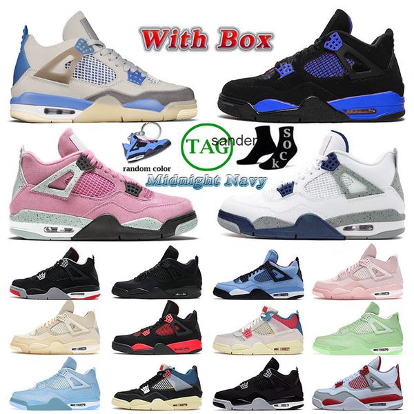midnight navy 4 jumpman 4s iv designer basketball shoes for mens womens with sb bred blue thunder military black cats sail pink sneakers
midnight navy 4 jumpman 4s iv designer basketball shoes for mens womens with sb bred blue thunder military black cats sail pink sneakers