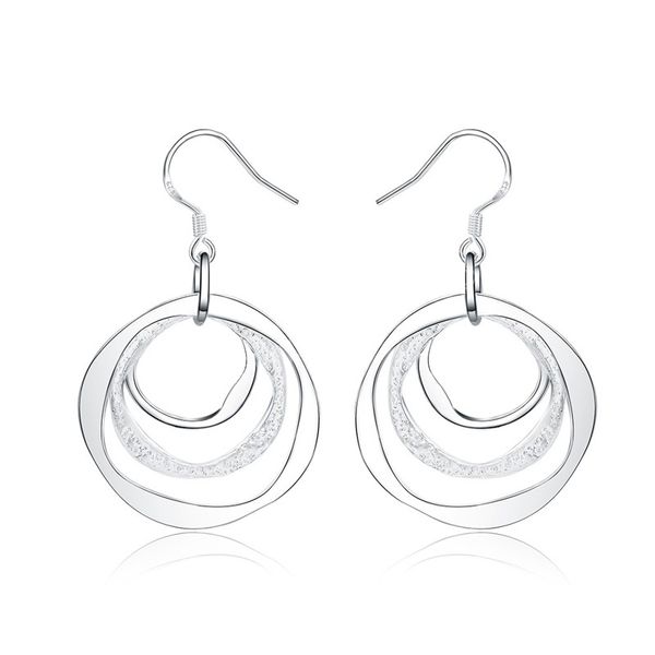 925 silver color dangle earrings for women party jewelry personality three circle earrings fashion christmas gifts
925 silver color dangle earrings for women party jewelry personality three circle earrings fashion christmas gifts