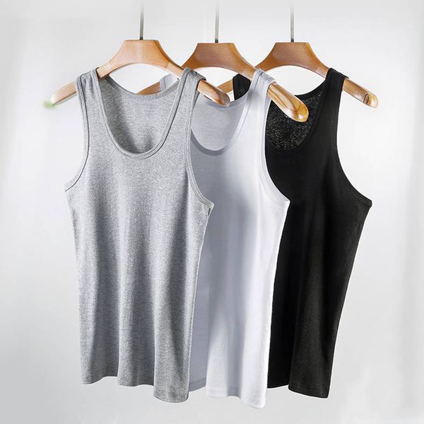 summer men clothing tank black white gray singlets sleeveless fitness male vest casual bodybuilding vest b01403, White;black
summer men clothing tank black white gray singlets sleeveless fitness male vest casual bodybuilding vest b01403, White;black