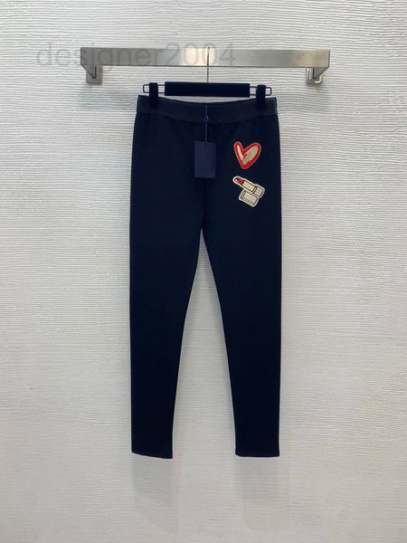women's pants & capris designer new waist webbing jacquard love lipstick embroidery stickers decorative elastic leggings a6fj, Black;white
women's pants & capris designer new waist webbing jacquard love lipstick embroidery stickers decorative elastic leggings a6fj, Black;white
