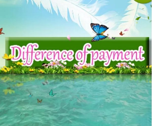 difference of payment for freight other home & garden, Black