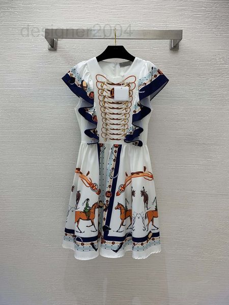 casual dresses designer women's wear new heavy industry diamond studded nail bead decorated horse belt chain printed ruffle large swing, Black;gray
casual dresses designer women's wear new heavy industry diamond studded nail bead decorated horse belt chain printed ruffle large swing, Black;gray