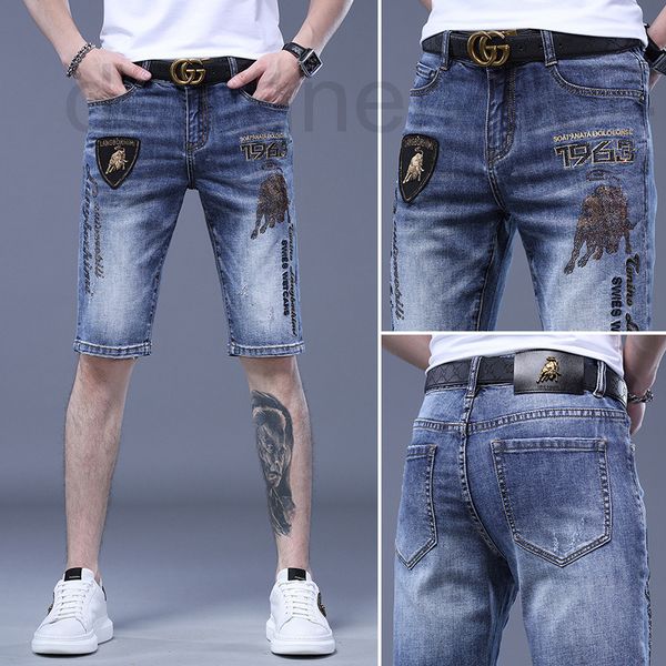 men's jeans designer summer new taurus diamond denim shorts men's fashion brand casual slim fit capris trend embroidery pants wm6h, Blue
men's jeans designer summer new taurus diamond denim shorts men's fashion brand casual slim fit capris trend embroidery pants wm6h, Blue