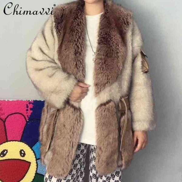 winter coat women 2022 new fashion high-end toka fur coat loose slimming warm long sleeve temperament faux fur jacket all-match t220810, Black
winter coat women 2022 new fashion high-end toka fur coat loose slimming warm long sleeve temperament faux fur jacket all-match t220810, Black