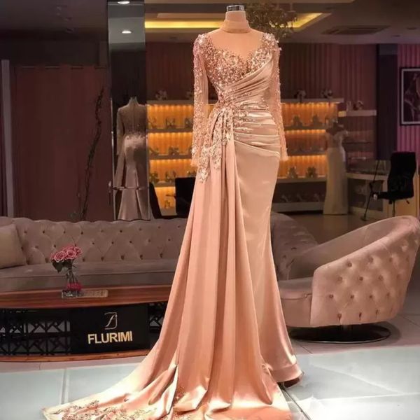 2022 arabic luxurious embroidery lace sequins beading applique crystal mermaid formal evening dresses long sleeves high neck peplum satin pr, Black;red
2022 arabic luxurious embroidery lace sequins beading applique crystal mermaid formal evening dresses long sleeves high neck peplum satin pr, Black;red