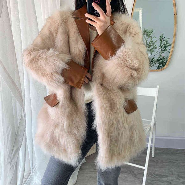 leather lapel collar imitation fur faux mink cashmere lamb wool fake sheep shearing female jacket fashion casual fluffy t220810, Black
leather lapel collar imitation fur faux mink cashmere lamb wool fake sheep shearing female jacket fashion casual fluffy t220810, Black